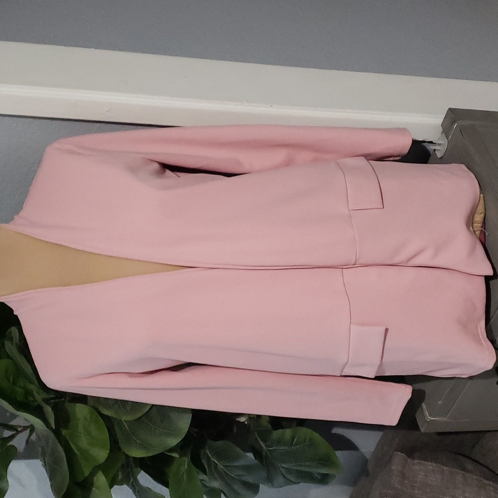 Boohoo Pink open blazer